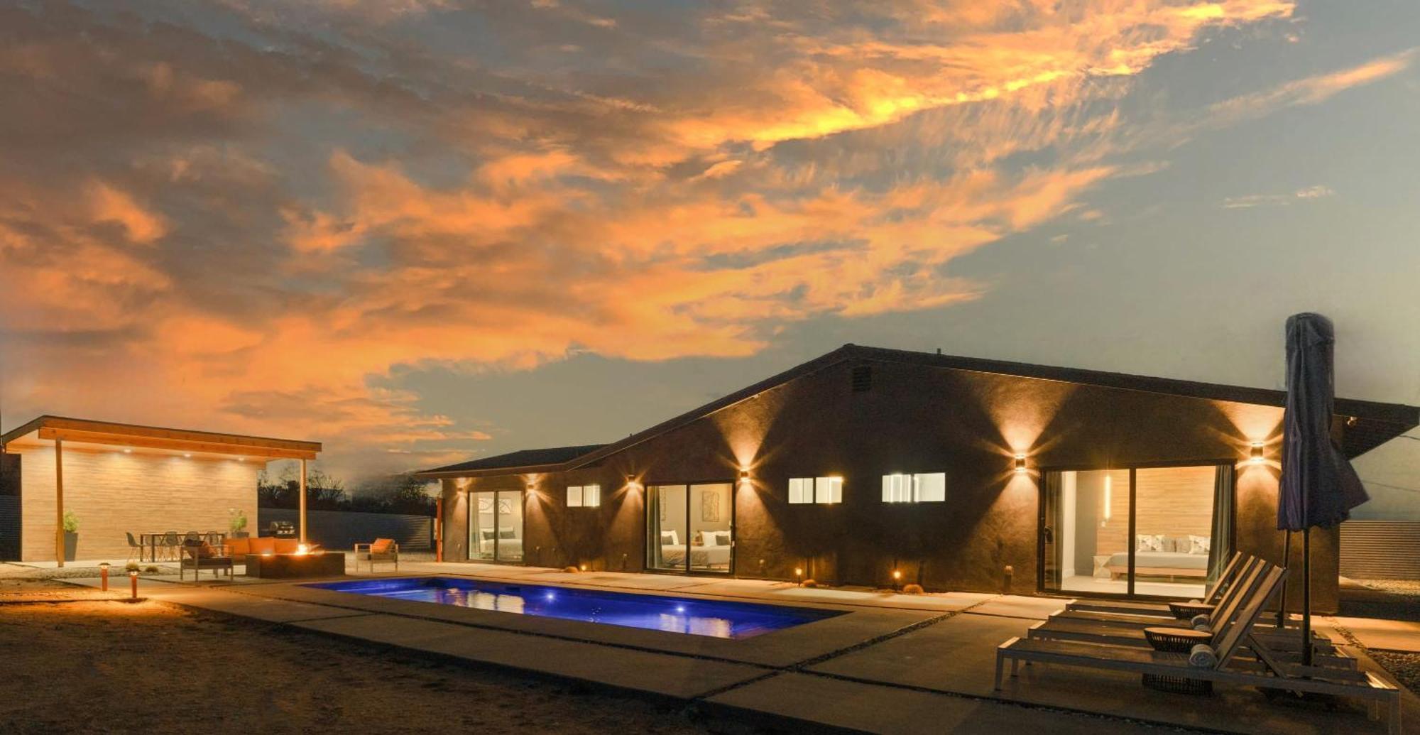 Luxury Retreat Villa Joshua Tree Bagian luar foto
